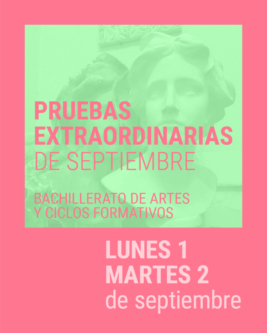 Calendario exámenes de septiembre 2025